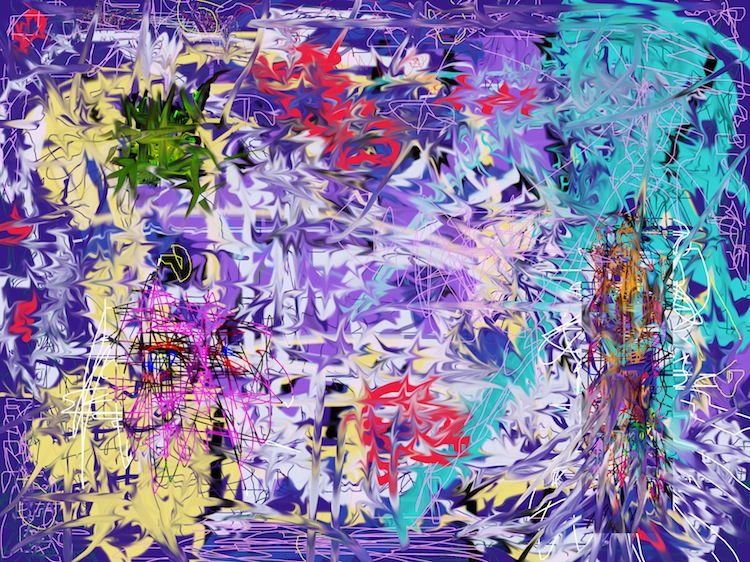 Steve Clements, digital artwork #4 of 9 — Museum of Computer Art