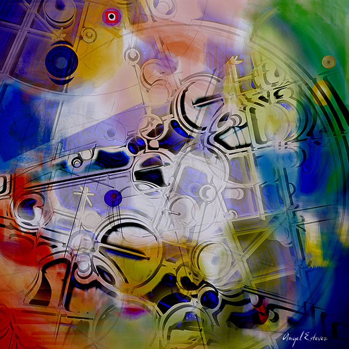 Angel Estevez, digital artwork #1 of 12 — Museum of Computer Art