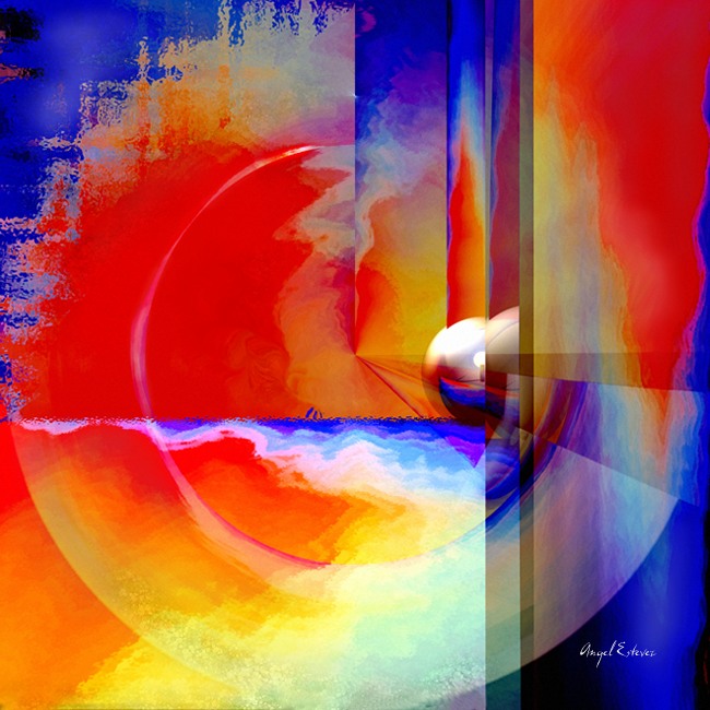 Angel Estevez, digital artwork #7 of 12 — Museum of Computer Art