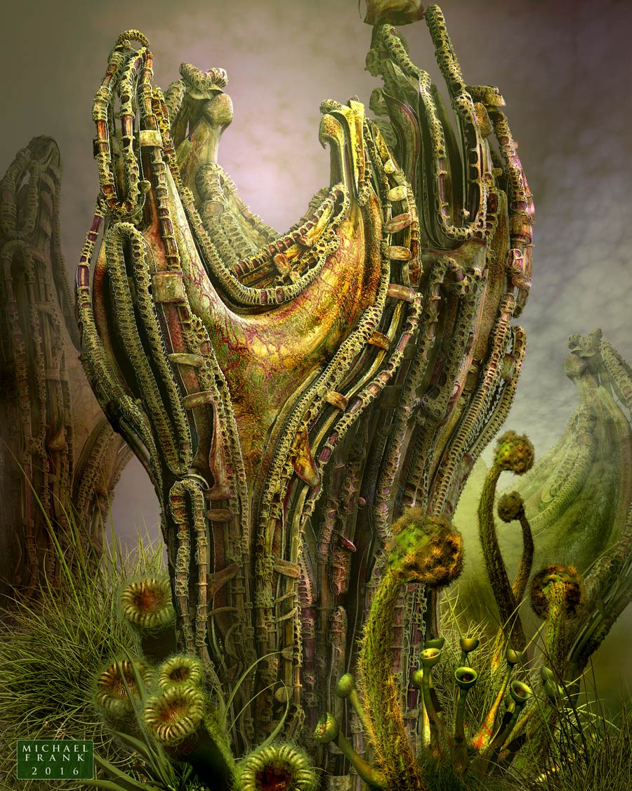 Michael Frank, digital artwork #1 of 12 — Museum of Computer Art