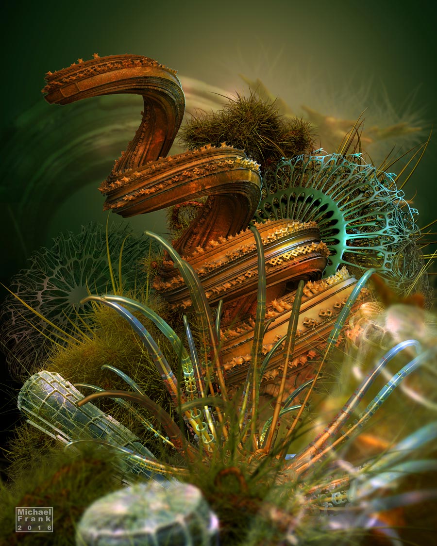 Michael Frank, digital artwork #3 of 12 — Museum of Computer Art