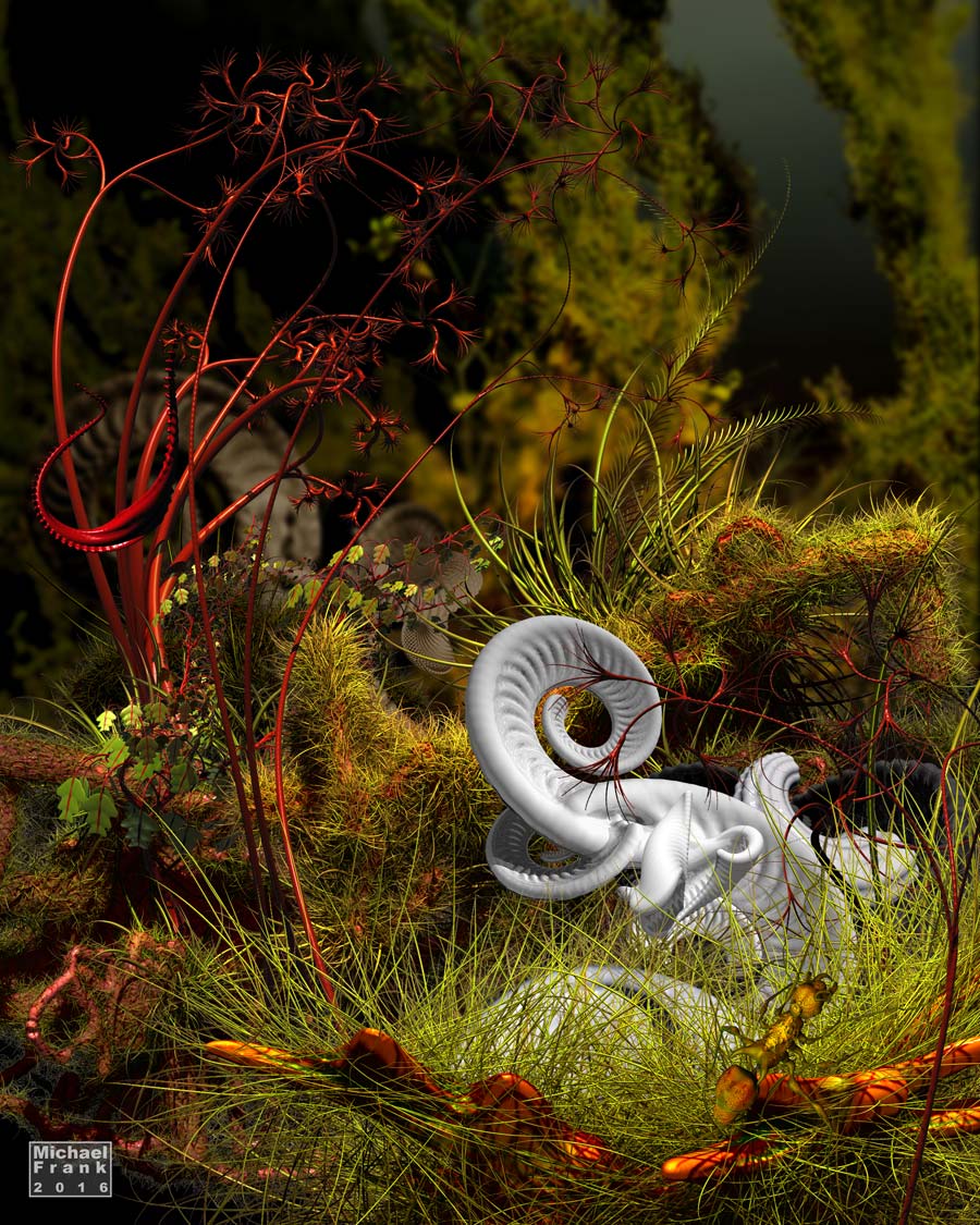 Michael Frank, digital artwork #8 of 12 — Museum of Computer Art